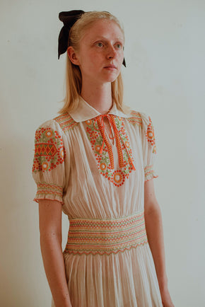 Antique 1920s Hungarian dress