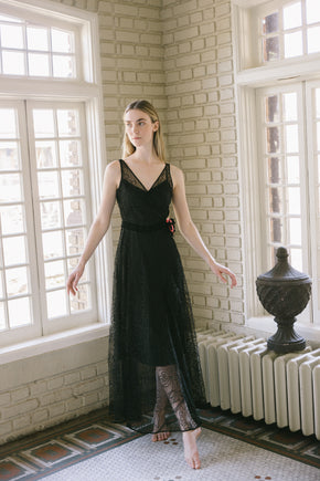 1930s soutache gown set, France