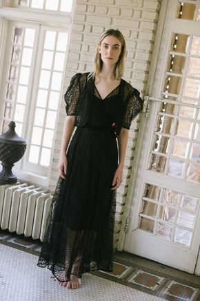 1930s soutache gown set, France