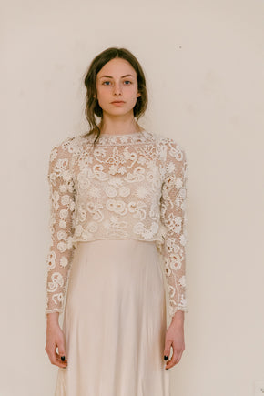 1910s Irish crochet blouse #2