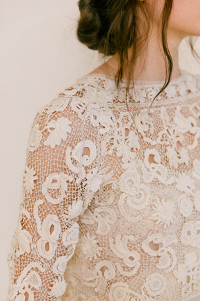 1910s Irish crochet blouse #2