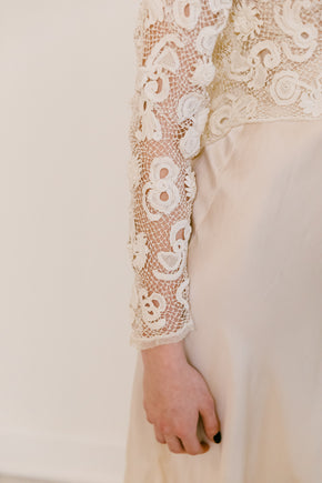 1910s Irish crochet blouse #2