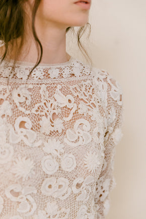 1910s Irish crochet blouse #2