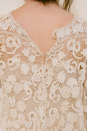 1910s Irish crochet blouse #2