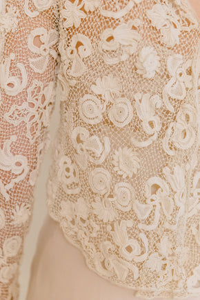 1910s Irish crochet blouse #2