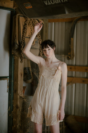 1920s silk step in