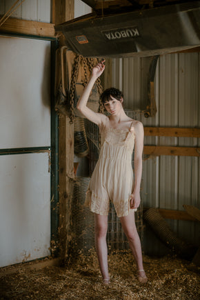 1920s silk step in