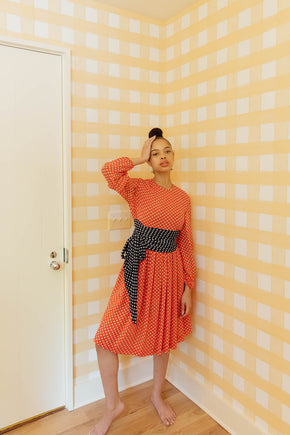1970s Bill Blass crepe dress