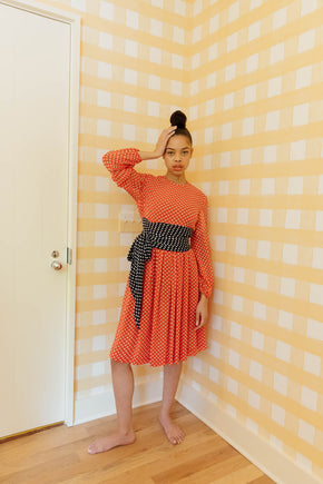 1970s Bill Blass crepe dress