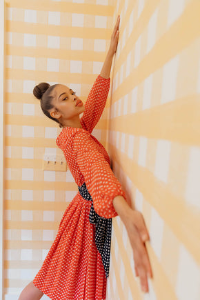 1970s Bill Blass crepe dress