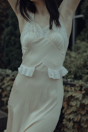 1930s silk lace slip