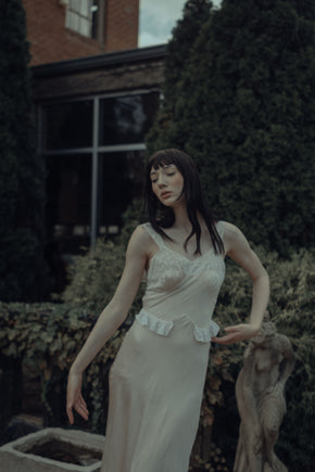 1930s silk lace slip