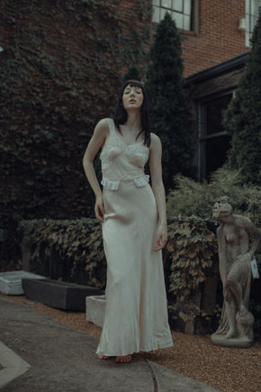 1930s silk lace slip