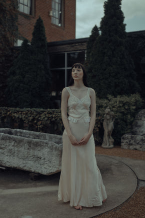 1930s silk lace slip
