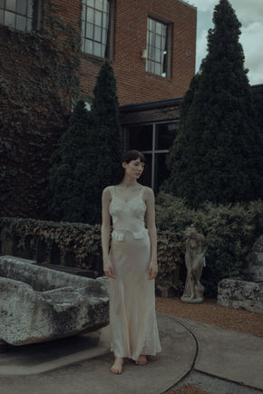1930s silk lace slip