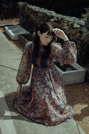 1970s Rumak + Sample Silk dress