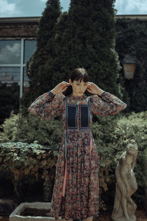1970s Rumak + Sample Silk dress