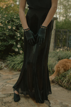 1940s French kid leather gloves