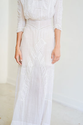 Edwardian cotton lawn gown