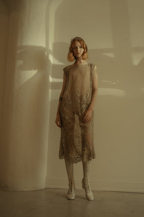 1960s Fishnet gogo boots