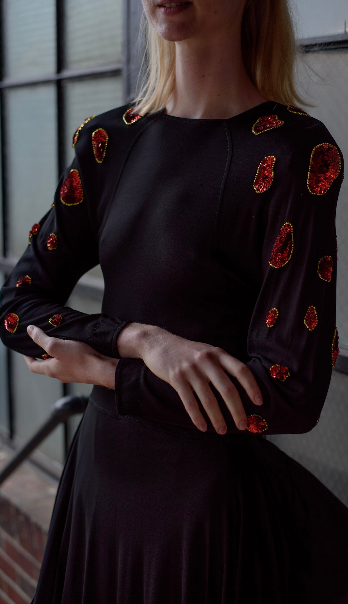 1980s Jean Varon Rayon dress