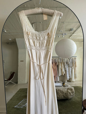 1930s silk charmeuse nightgown