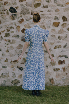 1930s zip from cotton house dress