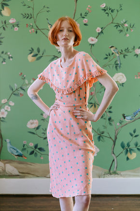1930s crepe day dress
