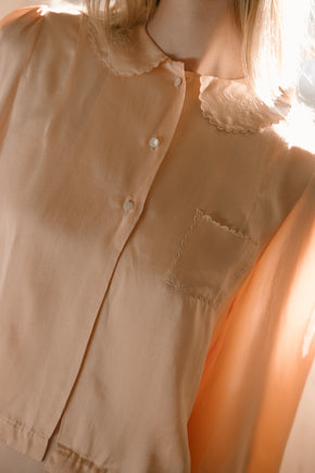 1930s purse silk bed jacket
