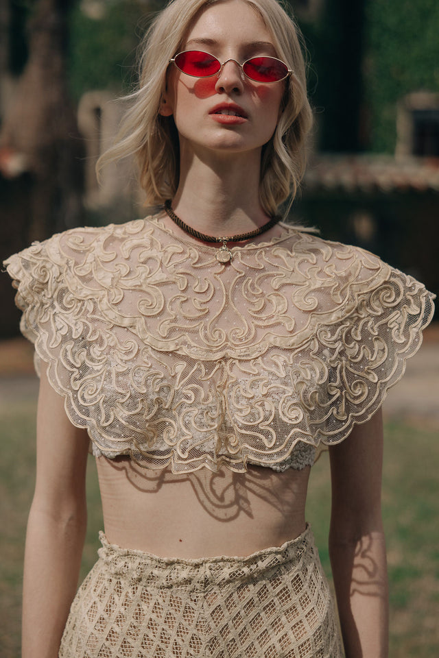 Victorian hairwork locket necklace