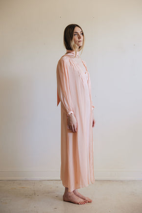 Vintage silk La Perla peignoir set