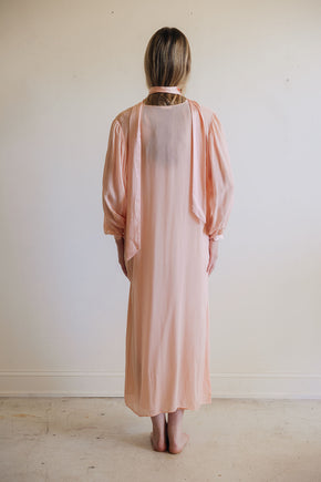 Vintage silk La Perla peignoir set