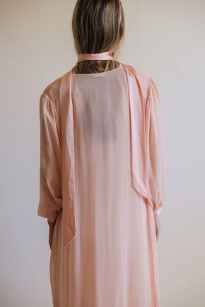 Vintage silk La Perla peignoir set