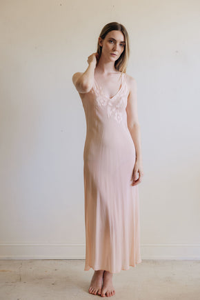 Vintage silk La Perla peignoir set