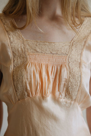 1930s silk lace PJ set