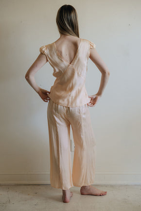 1930s silk lace PJ set
