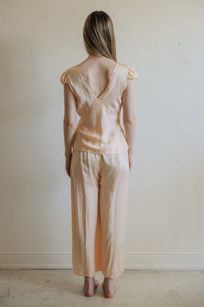 1930s silk lace PJ set