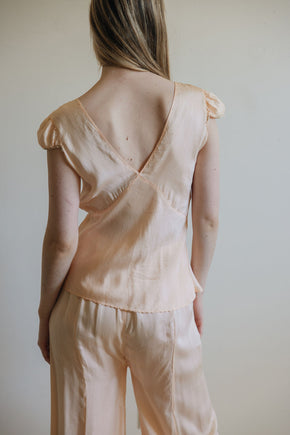 1930s silk lace PJ set