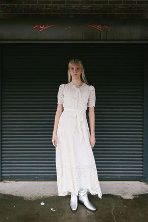 1930s Saks Fifth Avenue bridal peignoir set
