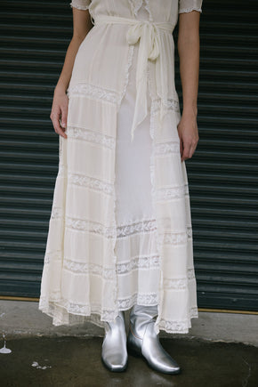 1930s Saks Fifth Avenue bridal peignoir set