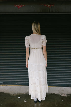 1930s Saks Fifth Avenue bridal peignoir set