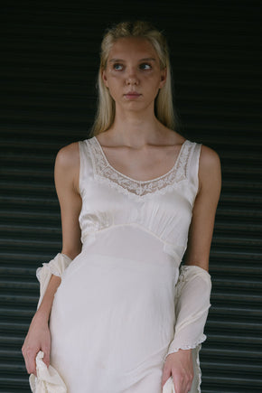 1930s Saks Fifth Avenue bridal peignoir set