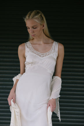 1930s Saks Fifth Avenue bridal peignoir set