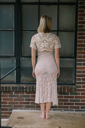 1900s embroidered net bolero