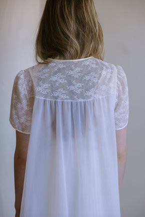 1950s ivory bridal lace trousseau set