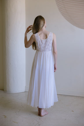 1950s ivory bridal lace trousseau set