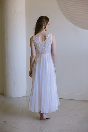 1950s ivory bridal lace trousseau set