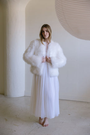 Vintage 1960s Neiman Marcus Marabou coat