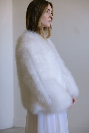 Vintage 1960s Neiman Marcus Marabou coat