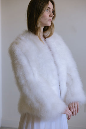 Vintage 1960s Neiman Marcus Marabou coat